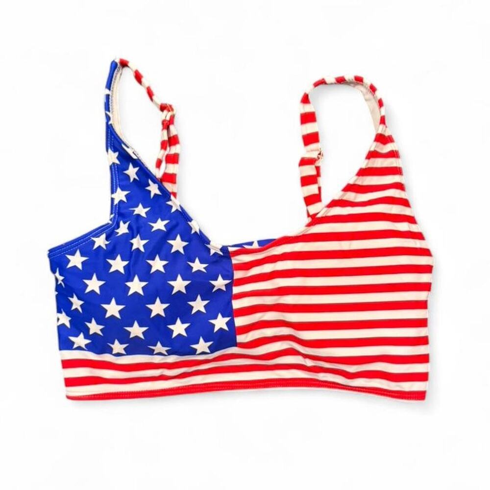 American flag bikini top size